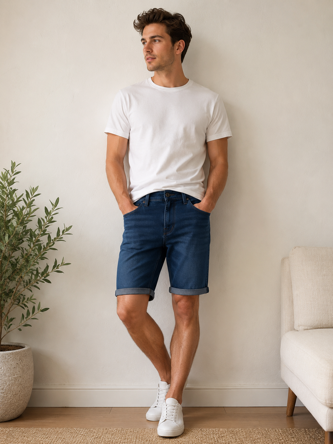 Férfi Jack&Jones rövid farmernadrág